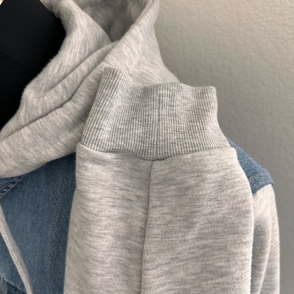 Forever 21 Hooded Denim Jacket - Picture 3 of 7